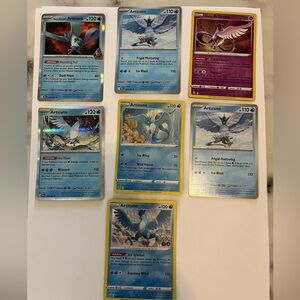 Articuno Fan Favorite Pokemon Cards, Rare, Reverse, Holo